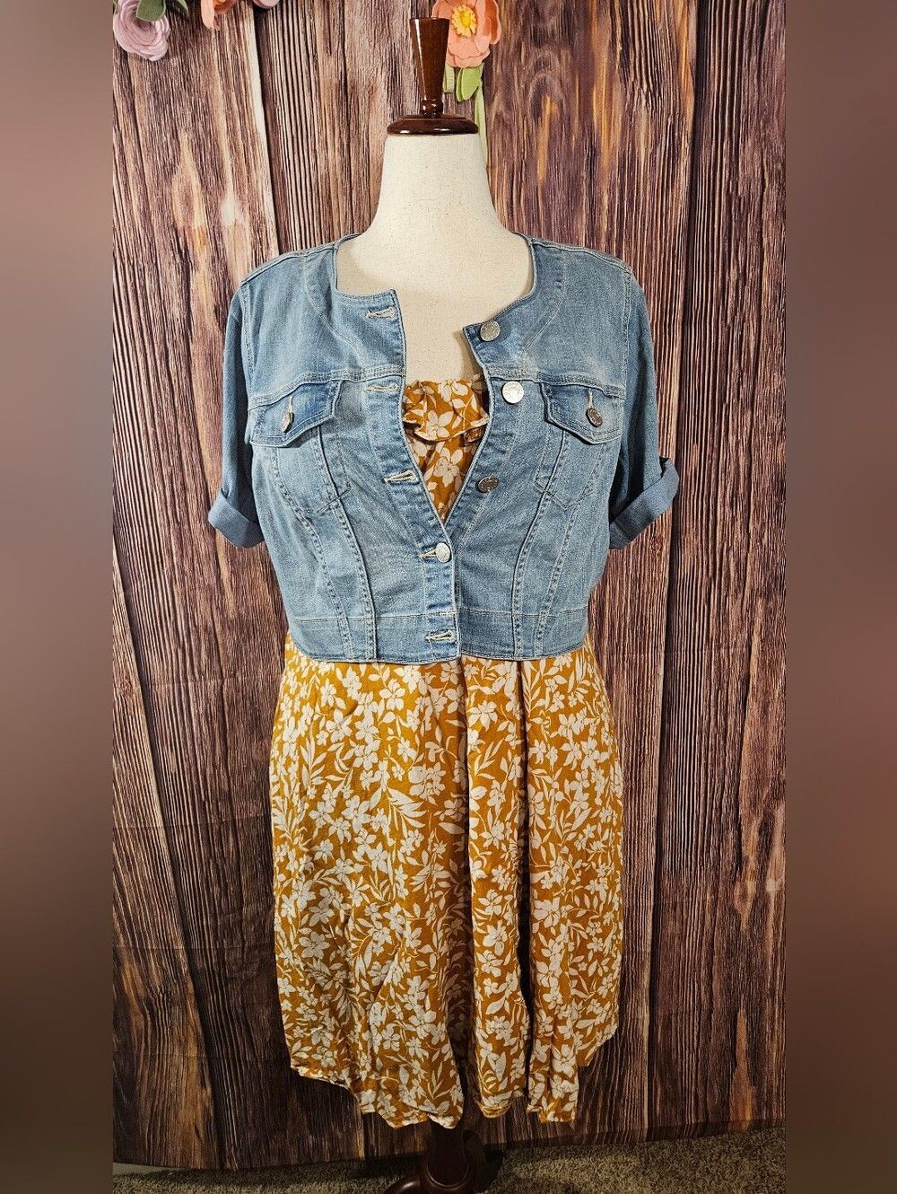 Old Navy Ruffle Smocked Floral Sundress Size XXL